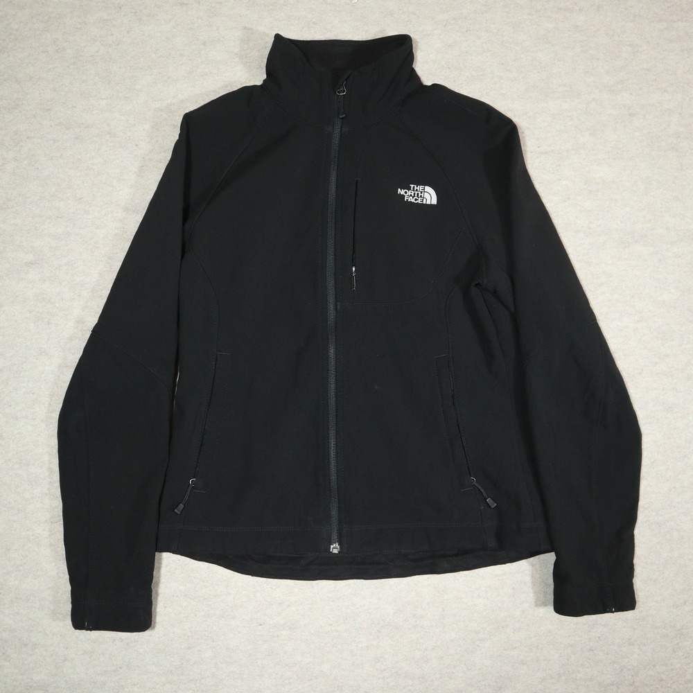 The North Face Men Small Black Softshell Jacket Full Zip Gorpcore Techwear